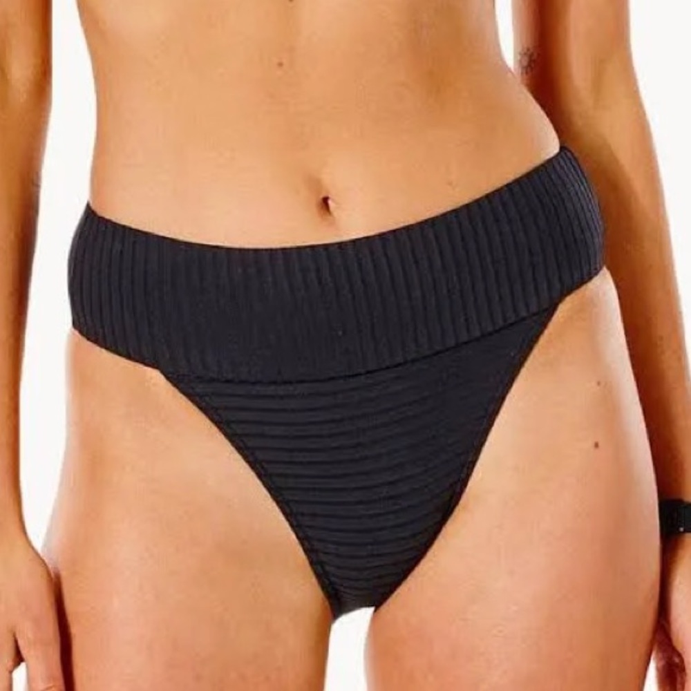 Rip Curl Premium Surf Hi Waist Cheeky Bikini Bottom - XS - New!